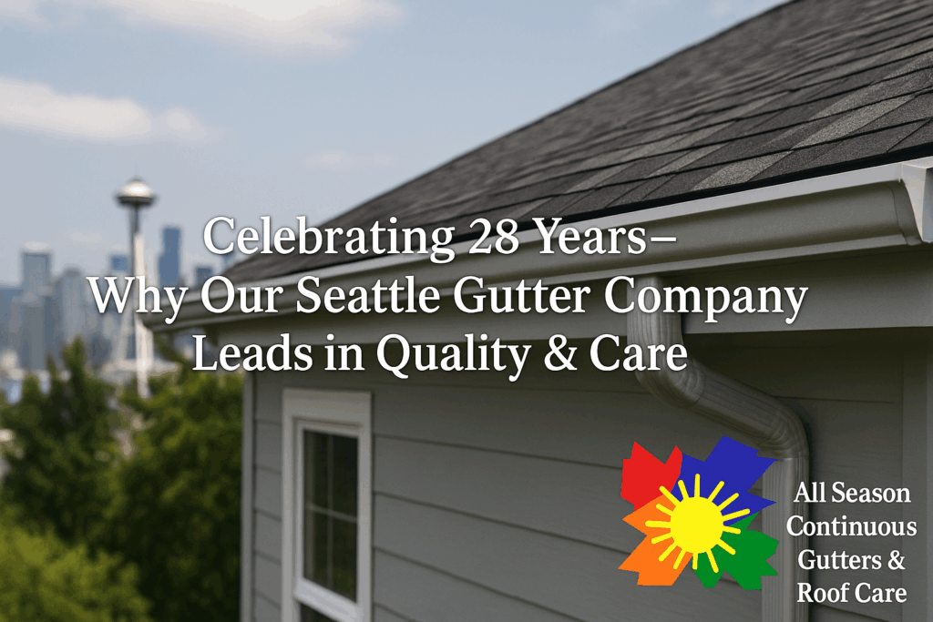 Seattle Gutter Company: 28 Years of Quality & Care